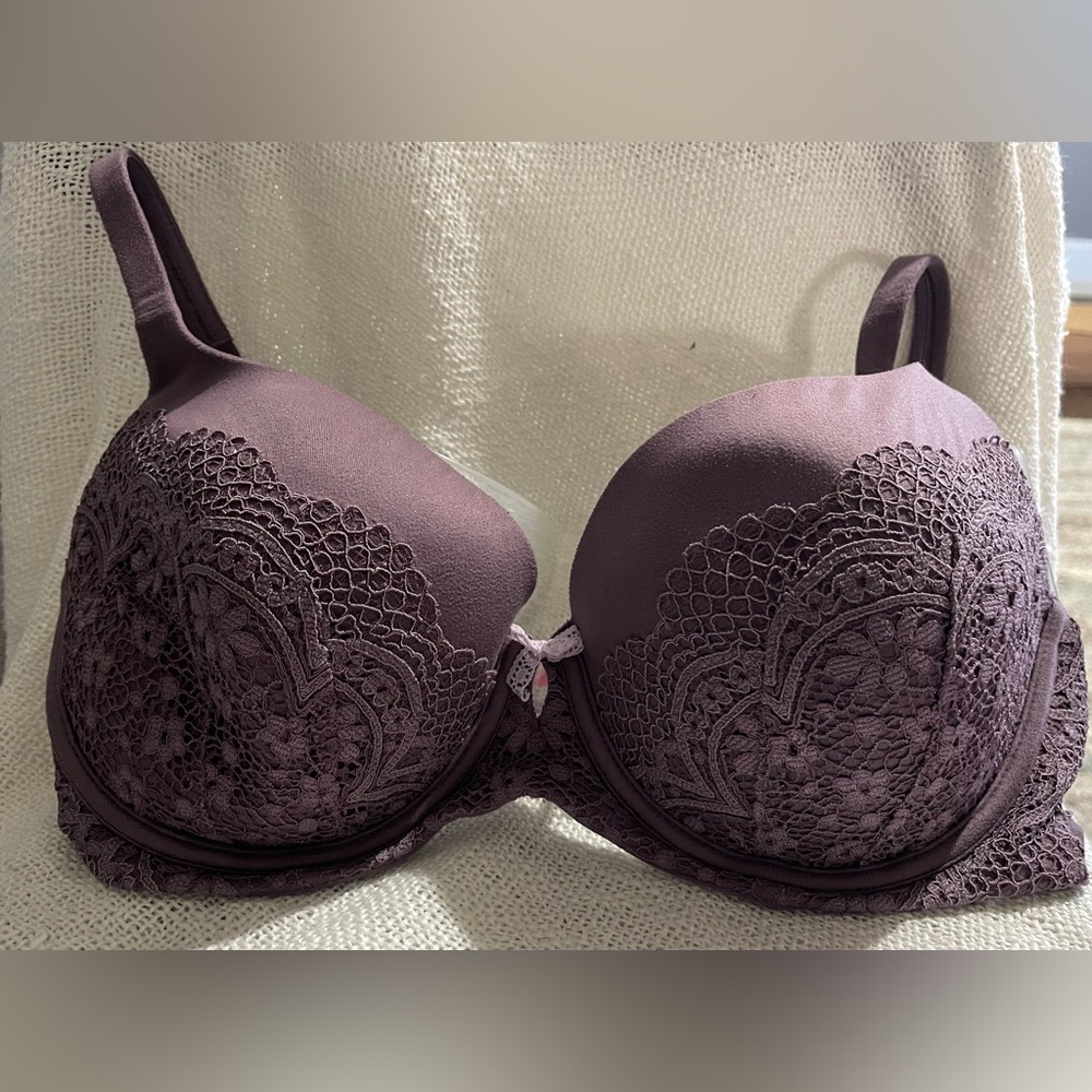 Victoria's Secret Purple Bra Demi Double